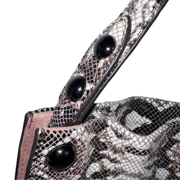 Vince Camuto Melody Cason Snakeprint Leather Hobo Bag Large - Picture 5 of 7